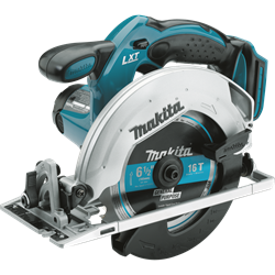 Makita 18 Volt LXT? Lithium-Ion Cordless 6-1/2 in. Circular Saw, Tool Only - XSS02Z 