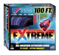 US Wire 12/3 All-Weather 100' Extension Cord - 99100 