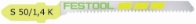 Festool  Jigsaw blade S 50/1.4K 5x, PS/PSB  -  486564 