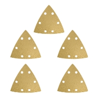 Imperial Blades IBOTSPH80-5 One Fit Triangular Sand Paper 80 Grit 5-Pack 