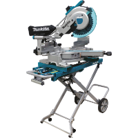 Makita 12 In. Slide Compound Miter Saw, w/Laser & Stand - LS1216LX4 