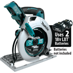 Makita 18V X2 LXT? Lithium-Ion (36V) Cordless 7-1/4 In. Circular Saw (Tool Only) - XSH01Z 