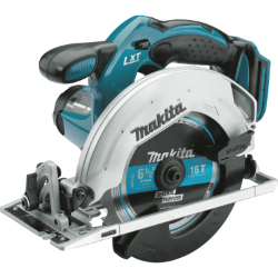 Makita 18 Volt LXT? Lithium-Ion Cordless 6-1/2 in. Circular Saw, Tool Only - XSS02Z 