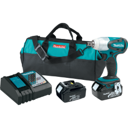 Makita 18V LXT? Lithium-Ion Cordless 1/2 In. Impact Wrench Kit - XWT05 