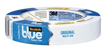 3M ScotchBlue Painters Tape 1" Roll - 3M2090-1 