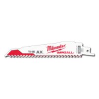 Milwaukee 6" 5 TPI The Ax Sawzall  Blade (5 Pk) - 48-00-5021 