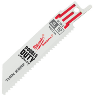 Milwaukee 4" 10 TPI Thin Kerf SAWZALL Blades (5 Pk) - 48-00-5090 