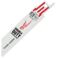 Milwaukee 4" 24 TPI Thin Kerf SAWZALL Blades (5 Pk) - 48-00-5185 