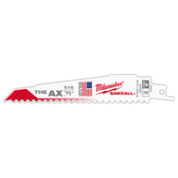 Milwaukee 6" 5 TPI The Ax Sawzall Blade (100 Pk) - 48-01-7021 