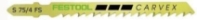 Festool  Jigsaw blade S75/4FSG 5X, PS/PSB, replaces 486551  -  499476 