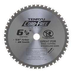 Tenryu 6-1/2" 48 Tooth Burr-Free Steel Blade -  CF-16548M 