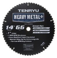 Tenryu 14" 66 Tooth Burr-Free Steel Blade - HMC-35566DX 