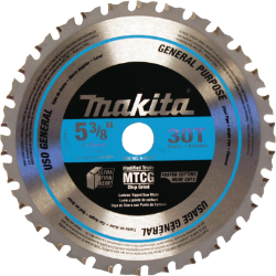 Makita 5-3/8" 30T Carbide Tipped Saw Blade (Metal/General Purpose) - A-95037 