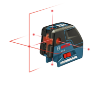 Bosch GCL 25 Self-leveling Combination Cross-line & 5-Point Laser - GCL 25 