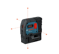 Bosch GPL Self Leveling 5 Point Laser - GPL 5 
